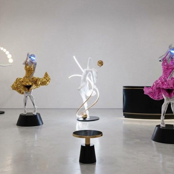 Avant-Garde Illuminated Sculptures & Accent Pieces