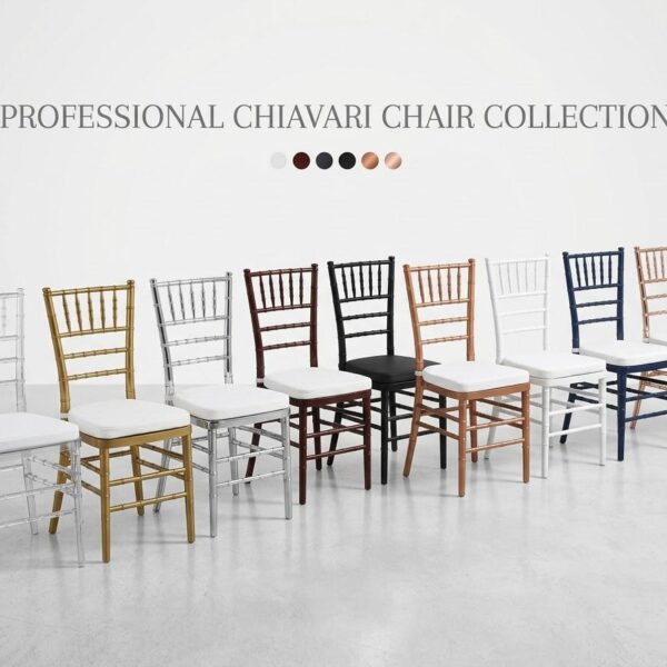 Professional Multi-Finish Chiavari Chair Collection